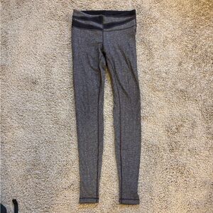 Lululemon Athletica Charcoal Gray Leggings